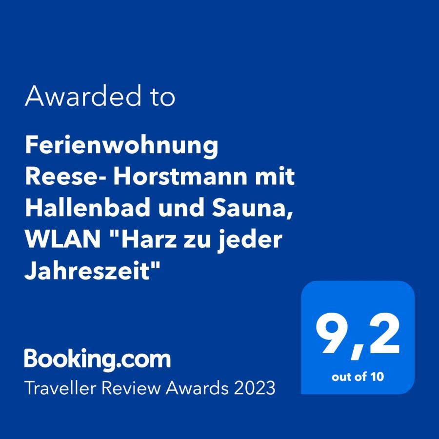 Ferienwohnung Reese- Horstmann Mit Hallenbad Und Sauna, Wlan "Harz Zu Jeder Jahreszeit" Бад-Гарцбург Экстерьер фото